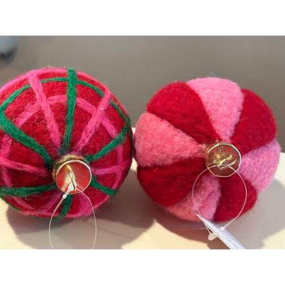 Shiraleah "Love" Assorted Set Of 4
Felt Christmas Ornaments - Picture 5 of 8